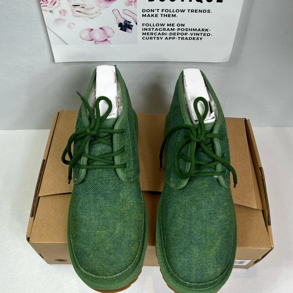 Ugg Men’s Neumel Natural green boot Canva classic casual outdoor style vacation
